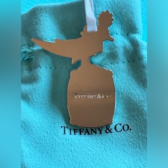 🩵Tiffany & Co Bird on a Rock Charm Ornament NEW MINT condition🩵 - Picture 4 of 5